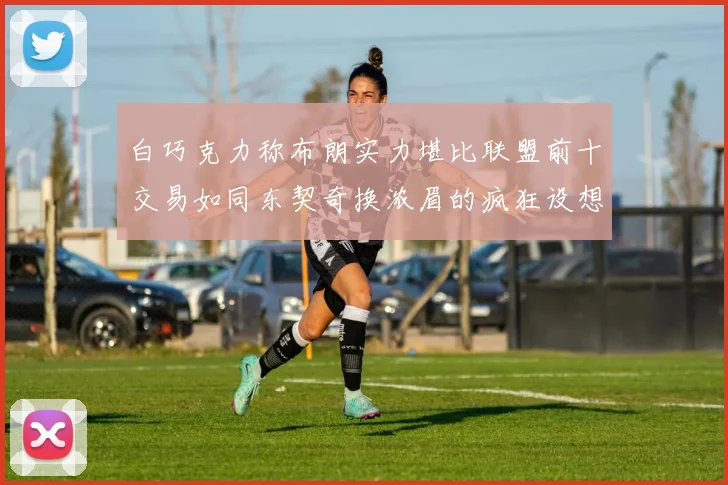 白巧克力称布朗实力堪比联盟前十交易如同东契奇换浓眉的疯狂设想